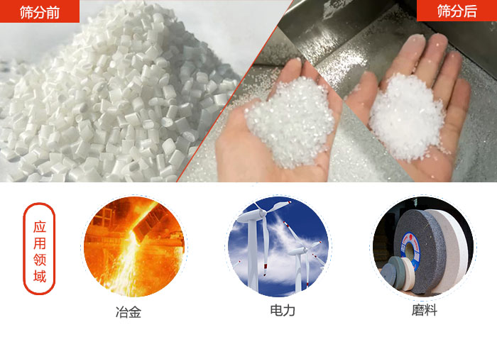 多用于：冶金行業，磨料陶瓷行業，行業等